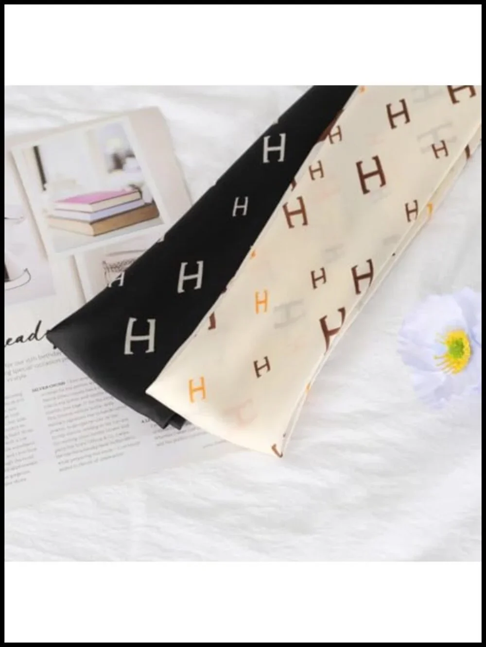 Silky Satin Square Scarf for Women - Headscarf, Neckerchief, Hair Wrap 27.5